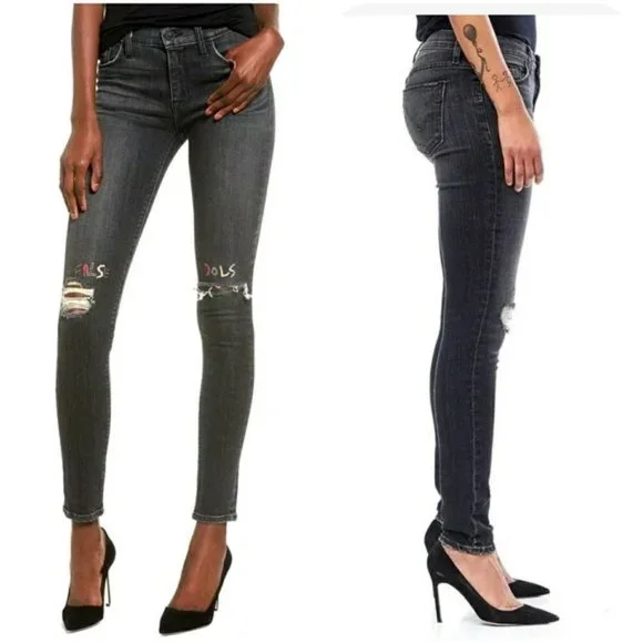 HUDSON Distressed Skinny Jeans - Picture 2 of 6